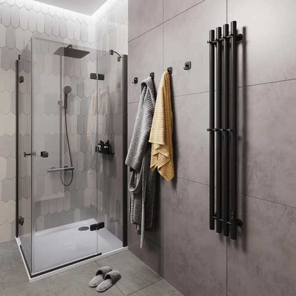 Полотенцесушитель электрический Маргроид Ferrum Inaro 4 СНШ 120x6 8 крючков