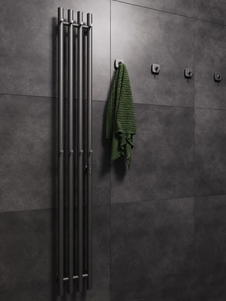 Полотенцесушитель электрический Маргроид Ferrum Inaro 4 СНШ 150x6 8 крючков