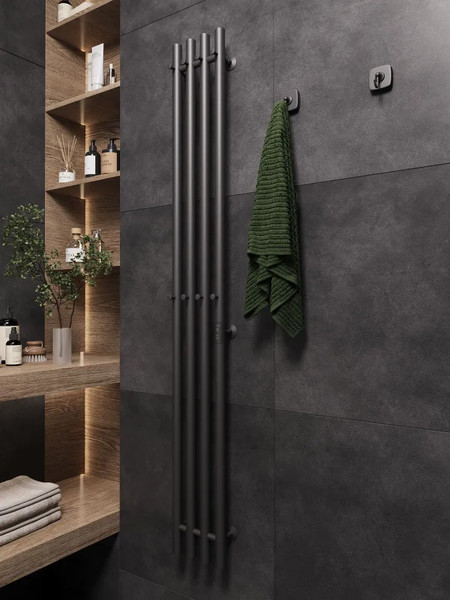 Полотенцесушитель электрический Маргроид Ferrum Inaro 4 СНШ 150x6 8 крючков