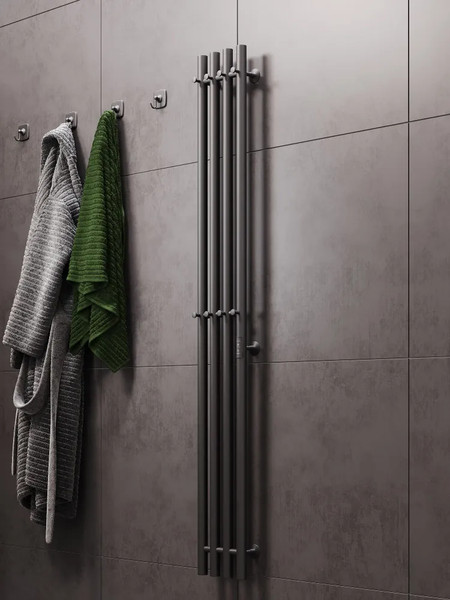 Полотенцесушитель электрический Маргроид Ferrum Inaro 4 СНШ 150x6 8 крючков