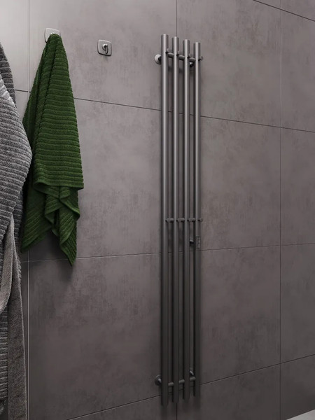 Полотенцесушитель электрический Маргроид Ferrum Inaro 4 СНШ 150x6 8 крючков