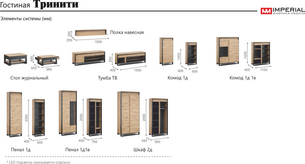 Полка Империал Тринити