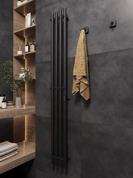 Полотенцесушитель электрический Маргроид Ferrum Inaro 4 СНШ 150x6 8 крючков