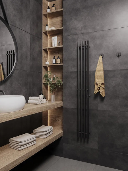 Полотенцесушитель электрический Маргроид Ferrum Inaro 4 СНШ 150x6 8 крючков