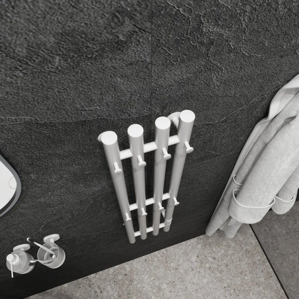 Полотенцесушитель электрический Маргроид Ferrum Inaro 4 СНШ 80x6 8 крючков