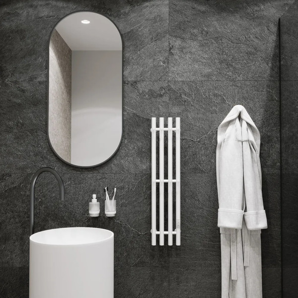 Полотенцесушитель электрический Маргроид Ferrum Inaro 4 СНШ 80x6 8 крючков