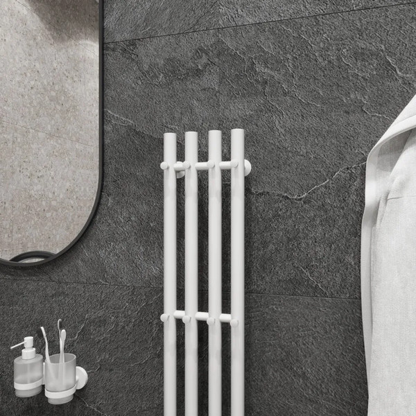 Полотенцесушитель электрический Маргроид Ferrum Inaro 4 СНШ 80x6 8 крючков