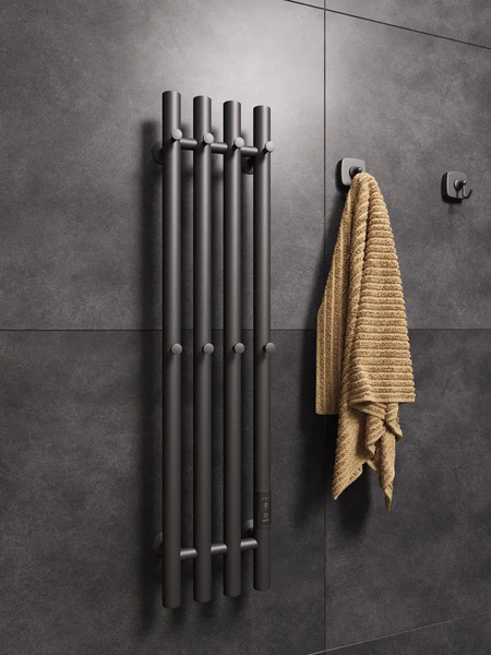 Полотенцесушитель электрический Маргроид Ferrum Inaro 4 СНШ 80x6 8 крючков