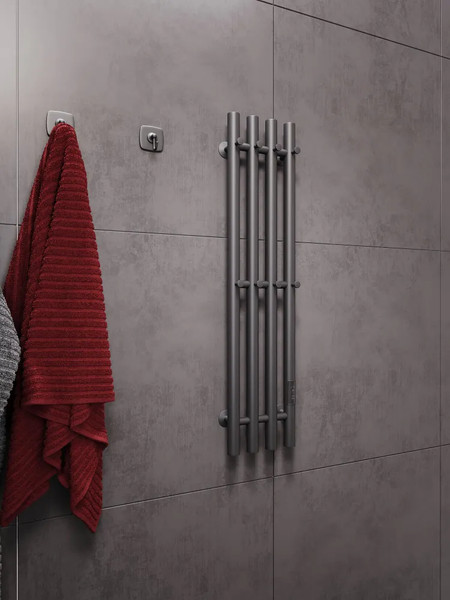 Полотенцесушитель электрический Маргроид Ferrum Inaro 4 СНШ 80x6 8 крючков