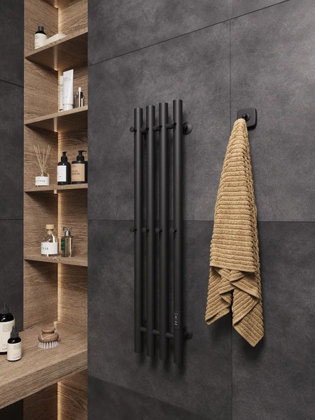 Полотенцесушитель электрический Маргроид Ferrum Inaro 4 СНШ 80x6 8 крючков