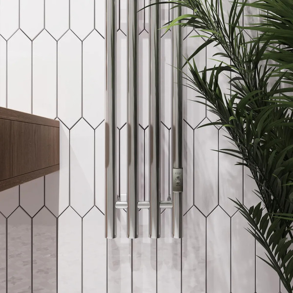 Полотенцесушитель электрический Маргроид Inaro 4 СНШ 100x6 8 крючков