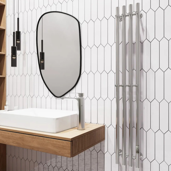 Полотенцесушитель электрический Маргроид Inaro 4 СНШ 120x6 8 крючков