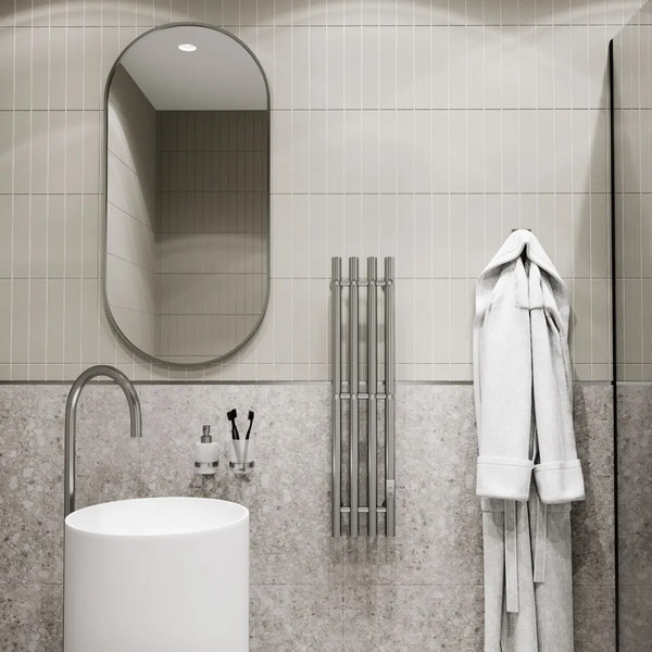 Полотенцесушитель электрический Маргроид Inaro 4 СНШ 80x6 8 крючков