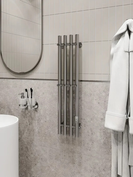 Полотенцесушитель электрический Маргроид Inaro 4 СНШ 80x6 8 крючков