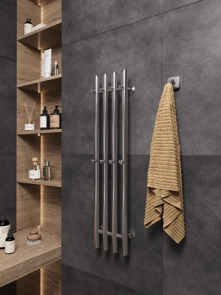 Полотенцесушитель электрический Маргроид Inaro 4 СНШ 80x6 8 крючков