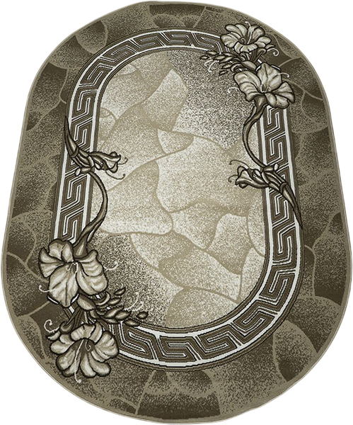 Ковер Белка Лайла де Люкс 15805 10822 Овал - фото