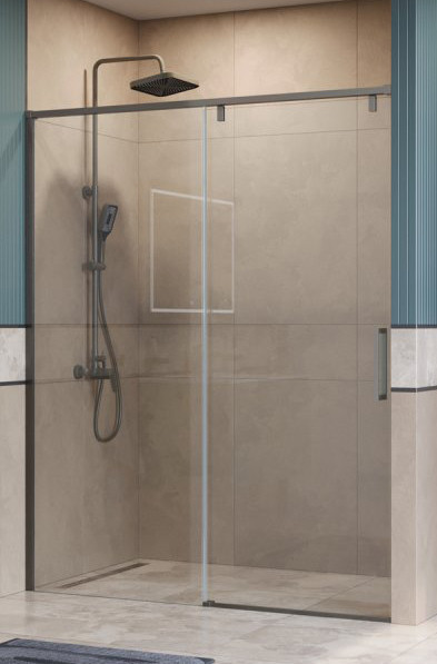 Душевая дверь BelBagno SOFT_CLOSE-1-BF-1-150-C-GM - фото