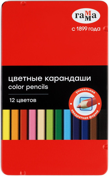 Набор цветных карандашей ГАММА Гамма / 280620211 - фото