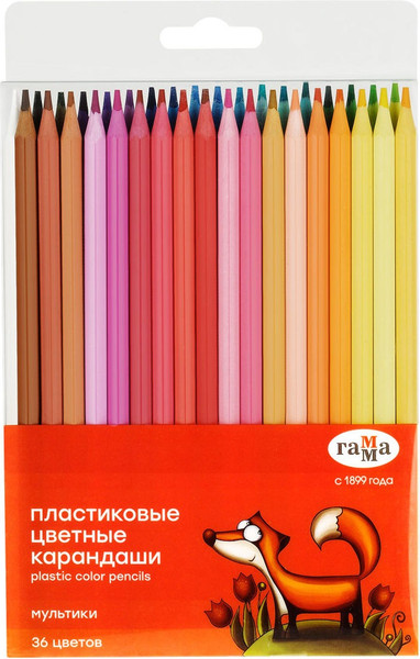 Набор цветных карандашей ГАММА Мультики / 251220214 - фото