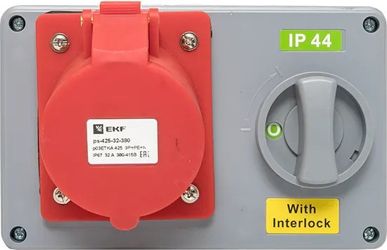 Розетка силовая EKF ps-1425-32-380