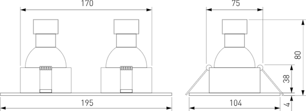 Точечный светильник Elektrostandard 15700/02 GU10