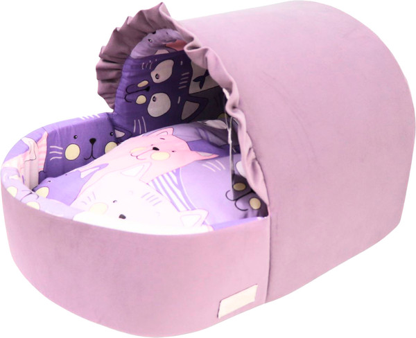 Лежанка для животных Кот и Пёс Буся / Л5238МХб-ПС - фото