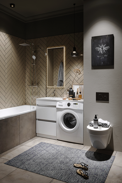 Тумба с умывальником Aqwella Forma FOR01052 L - фото