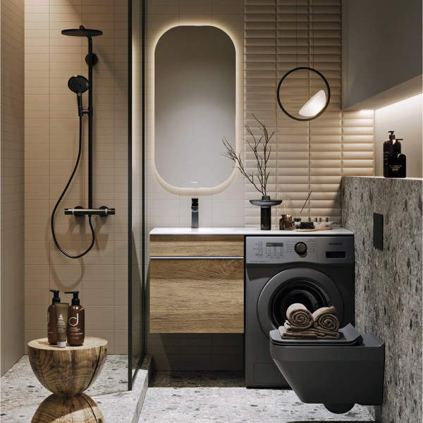 Тумба под умывальник Aqwella Terra TER01051DB L - фото