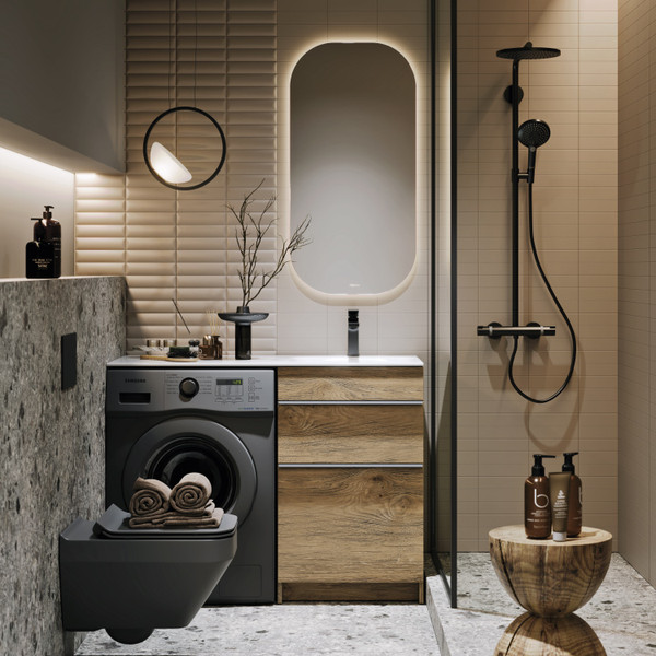 Тумба под умывальник Aqwella Terra TER01052NDB R - фото