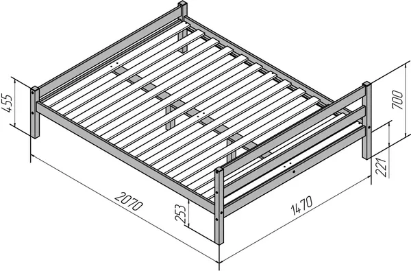 Полуторная кровать Савушка Савушка-10 140x200