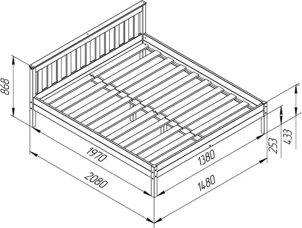Полуторная кровать Савушка Савушка-10 140x200