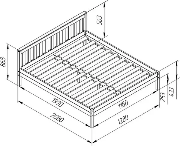 Полуторная кровать Савушка Савушка-10 120x200