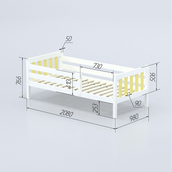 Кровать-тахта детская Савушка Савушка-07 90x200