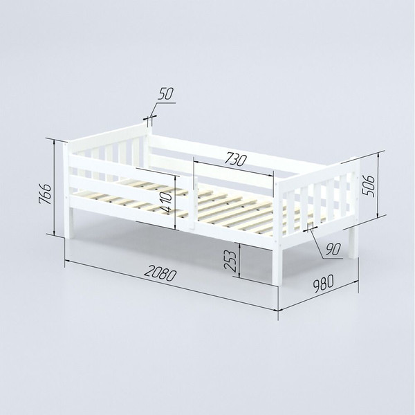 Кровать-тахта детская Савушка Савушка-07 90x200