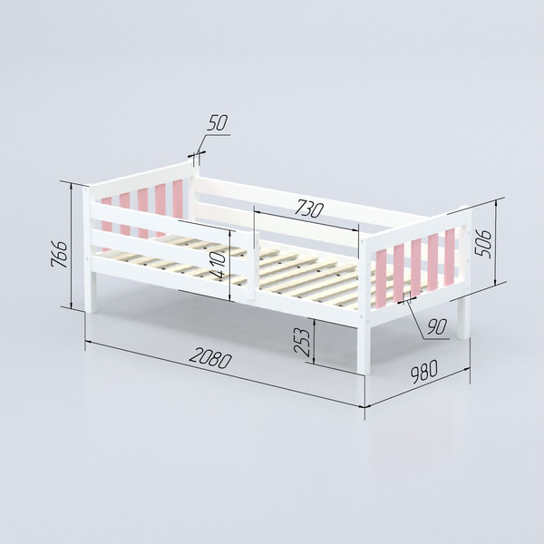 Кровать-тахта детская Савушка Савушка-07 90x200