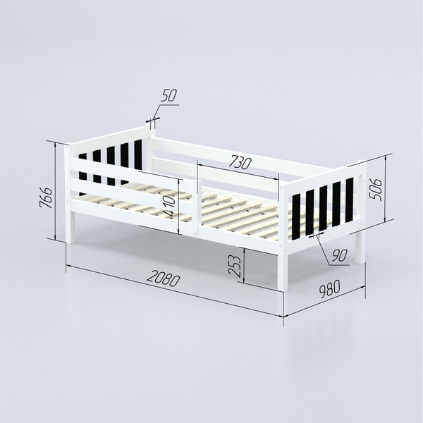 Кровать-тахта детская Савушка Савушка-07 90x200