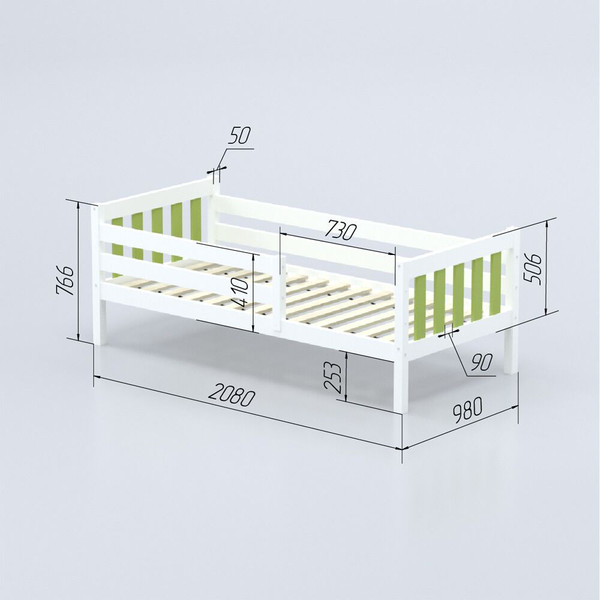 Кровать-тахта детская Савушка Савушка-07 90x200