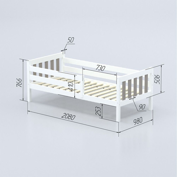 Кровать-тахта детская Савушка Савушка-07 90x200