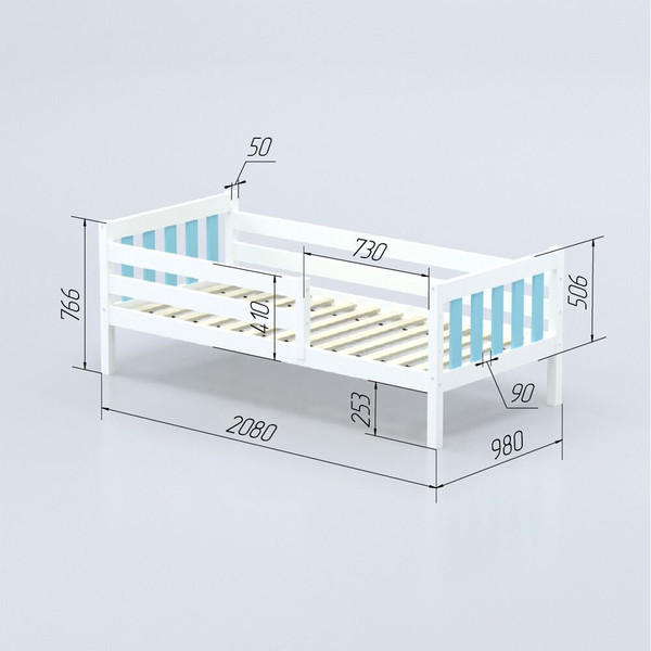 Кровать-тахта детская Савушка Савушка-07 90x200