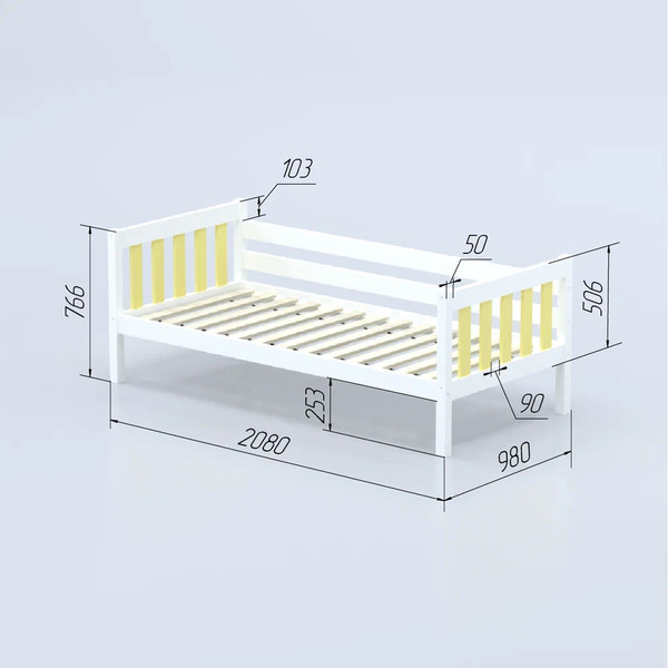 Кровать-тахта детская Савушка Савушка-06 90x200