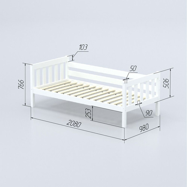 Кровать-тахта детская Савушка Савушка-06 90x200