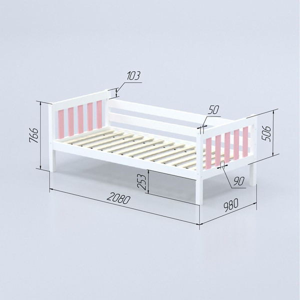 Кровать-тахта детская Савушка Савушка-06 90x200