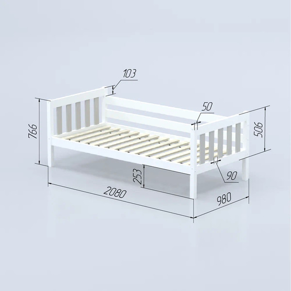 Кровать-тахта детская Савушка Савушка-06 90x200