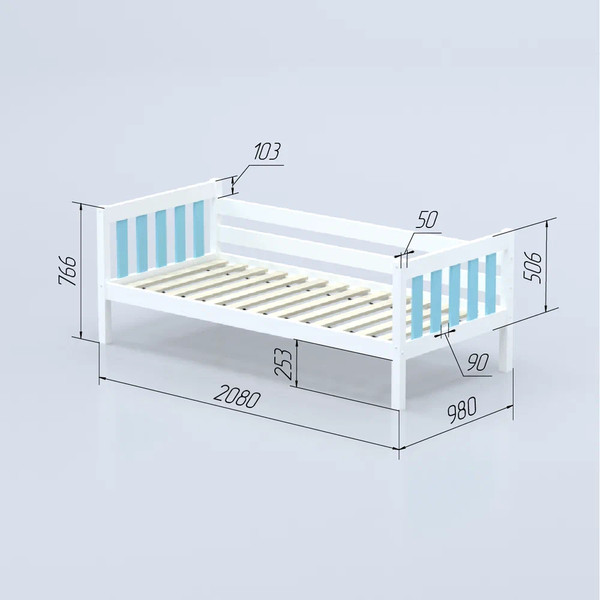 Кровать-тахта детская Савушка Савушка-06 90x200