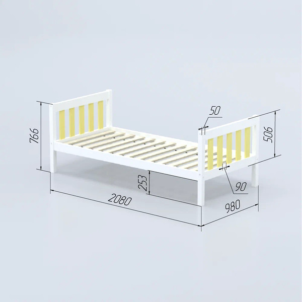 Кровать-тахта детская Савушка Савушка-05 90x200