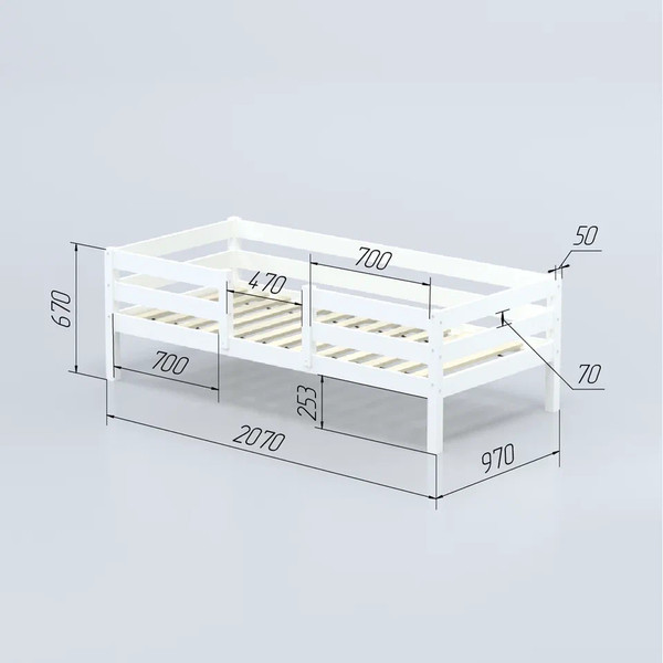 Кровать-тахта детская Савушка Савушка-04 90x200