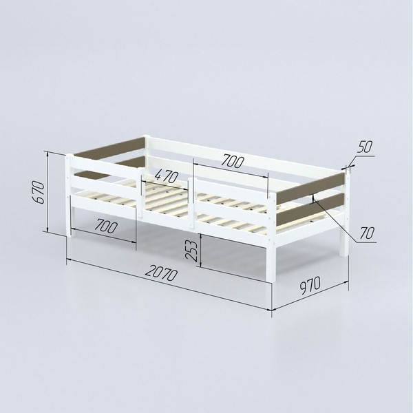 Кровать-тахта детская Савушка Савушка-04 90x200