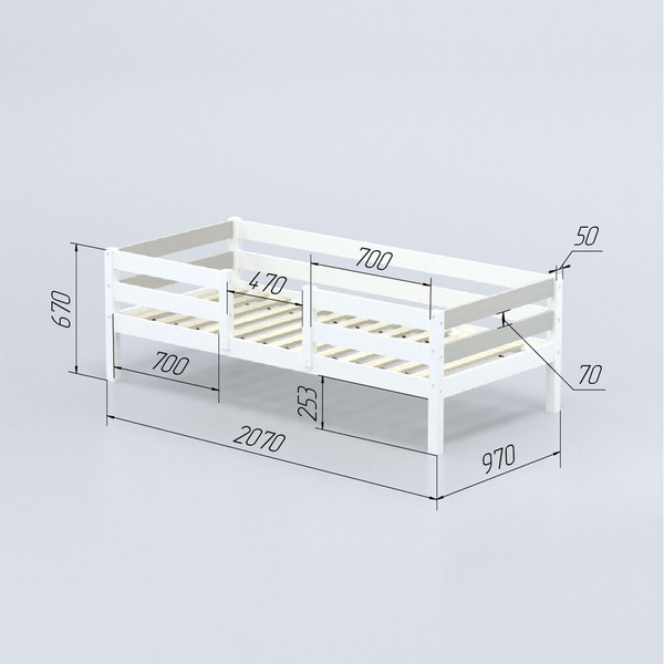 Кровать-тахта детская Савушка Савушка-04 90x200