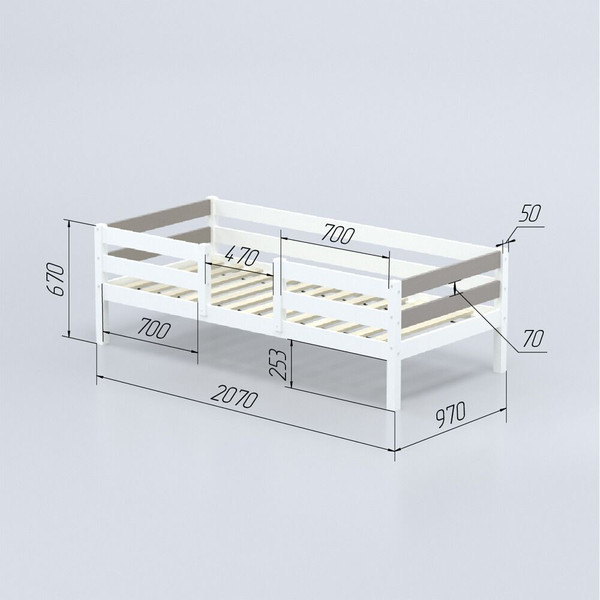 Кровать-тахта детская Савушка Савушка-04 90x200