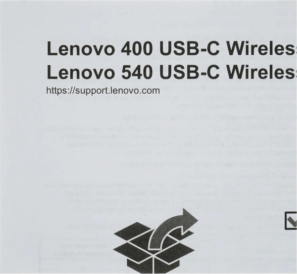 Мышь Lenovo 540 USB-C Wireless Compact / GY51D20869